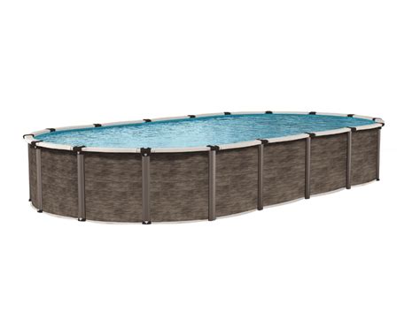 Regency 18ftx33ft Oval Above Ground Swimming Pool Galaxy Home Recreation