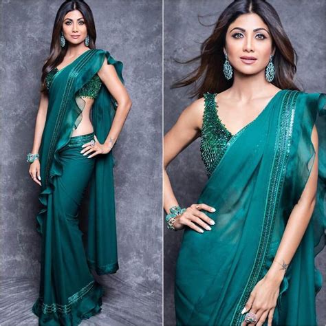 Plain Sarees With Designer Blouse Designs Best From Bollywood K4