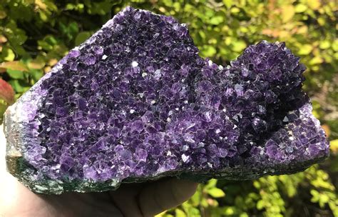 Amethyst Rock Crystal Natural Collectible Mineral Spec