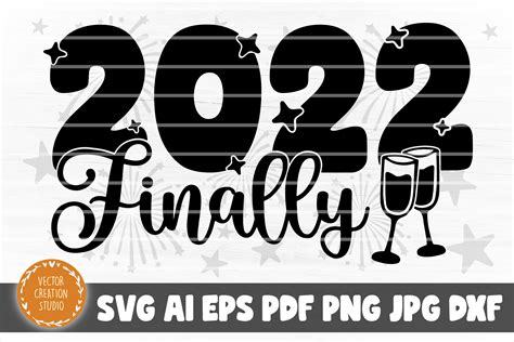 Cut Files Svg Happy New Year Svg 2021 Svg  Silhouette Skeleton Hands