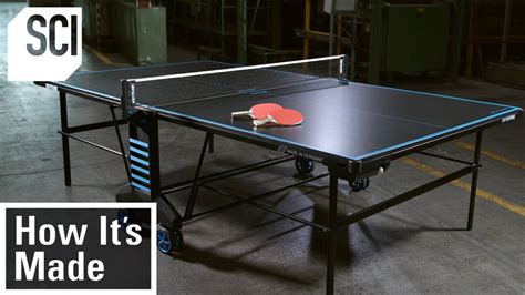 How To Build A Ping Pong Table How Its Made Youtube