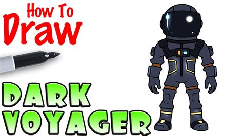 How To Draw The Dark Voyager Fortnite Youtube