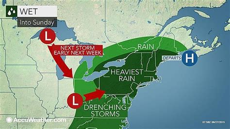 Heavy Rains Thunderstorms Expected In Nj