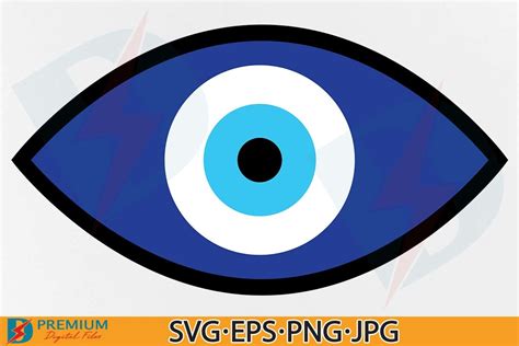 Evil Eye Blue Evil Eye Graphic By Premium Digital Files · Creative Fabrica