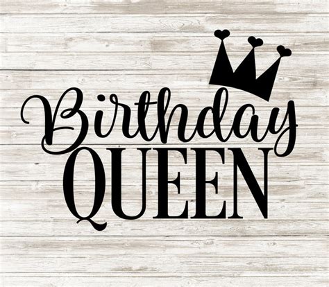 Birthday Queen Svg Birthday Svg Cut File for Cricut - Etsy
