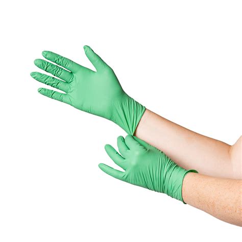 Nitrile Green Gloves Biodegradable Biogone