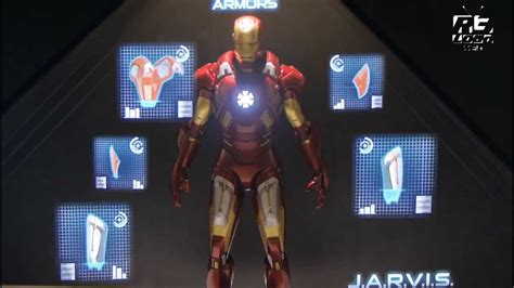 Holographic iron man print on behance Iron Man 3 Hologram Display @ STGCC 2013 - YouTube