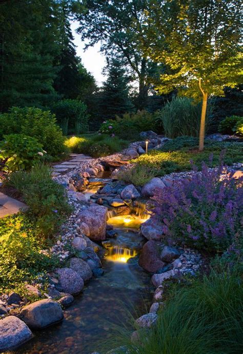In this solar powered garden light review i've compared design, brightness, illumination time and cost. 35 Dreamy Garden With Backyard Waterfall Ideas | Home ...