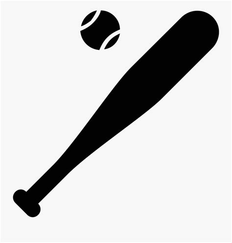 Baseball Clipart Softball Baseball Bat Clipart Black And White Free