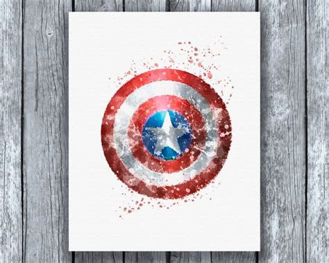 Captain America Shield Paint Colors