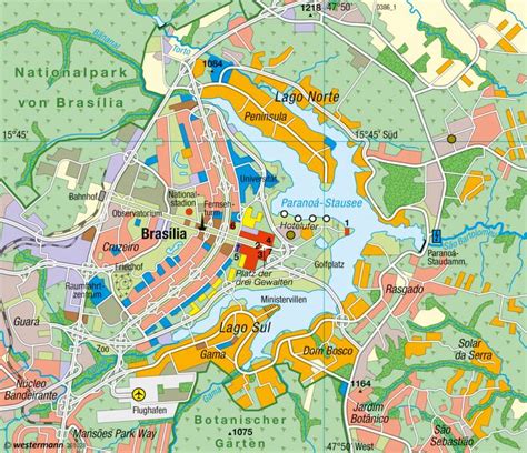 São paulo es una de las ciudades más grandes del mundo, y está constantemente vibrando con su cultura, vida nocturna y diversidad incomparables. Diercke Weltatlas - Kartenansicht - Brasília - Hauptstadt ...