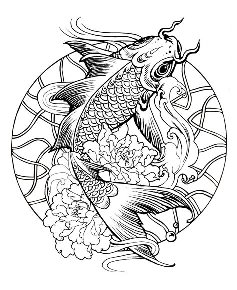 Carefully chosen designs will provide hours of fun, stress relief, creativity, and relaxation. Mandala Coloring Pages Koi Fish