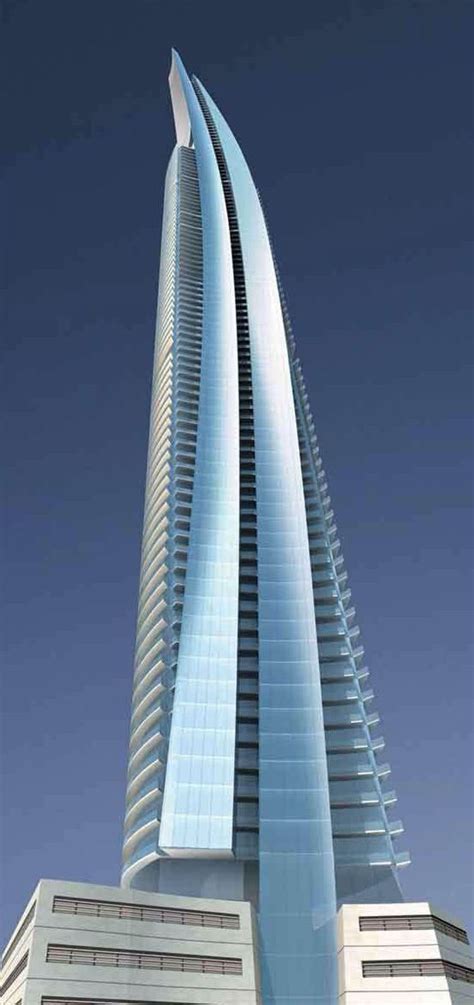 90 Floor Damac Heights Residential Tower Under Construction In Dubai