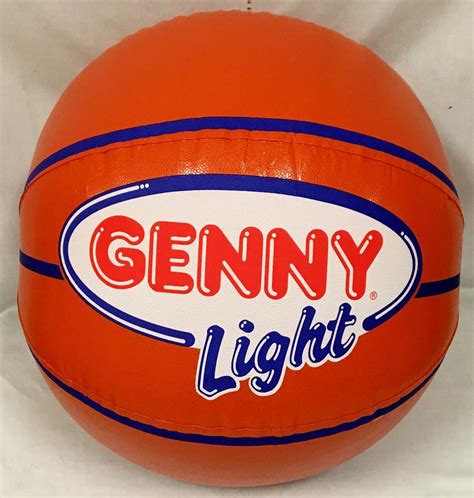 Lot Genny Beer Genny Light Inflatable Basketball Sealed New Old
