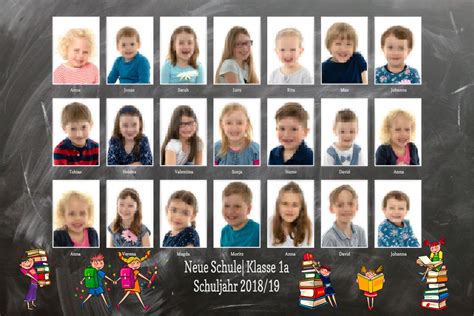 Custom Class Photo Collage Template For School Kindergarten Etsy