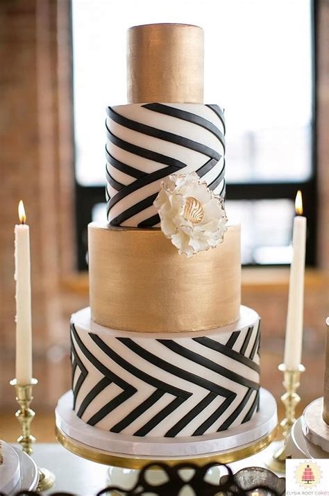 White gold and yellow gold are the most common types of gold colors used in jewelry making. wedding cakes with gold accents spark and shine your day