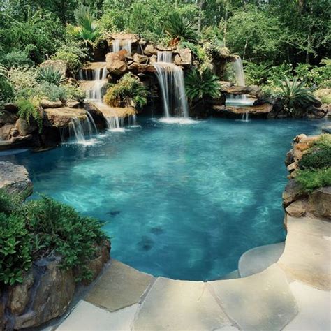 Free Natural Swimming Pool Designs With Diy Home Decorating Ideas