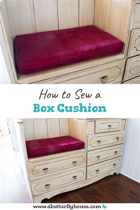 And for this reason, we decided to do a tutorial on how to. How To Sew a Box Cushion | Box cushion, Cushions, How to ...