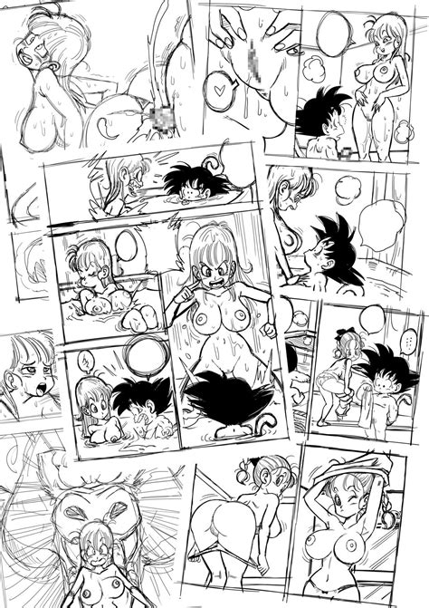 YamamotoDoujin Bulma X Goku Episode 1 Sexo en el baño Página 26