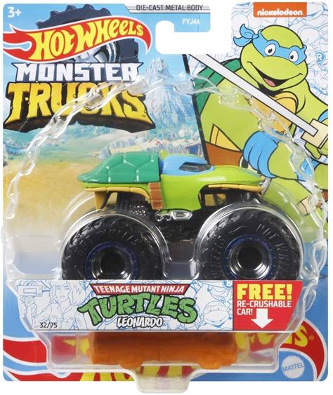 Hot Wheels Monster Trucks Tmnt Leonardo 3275