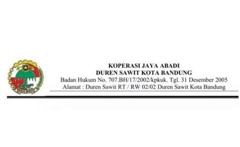 8 Contoh Kop Surat, Bagian Penting dalam Surat Formal - Tokopedia Blog