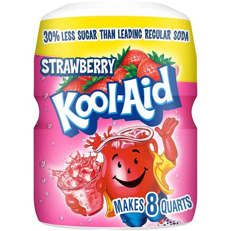 Kool Aid Strawberry Powder 19oz 538g