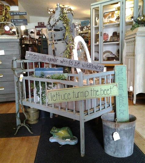Local home decor and furniture store, located in ocean beach antique district. Fun re purposed items for the garden | Vintage garden ...
