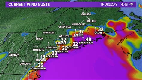 Wind Could Still Gust To Mph Thursday Newscentermaine Com