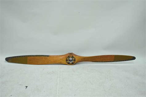 Lot Detail Vintage Wooden Sensenich Airplane Propeller
