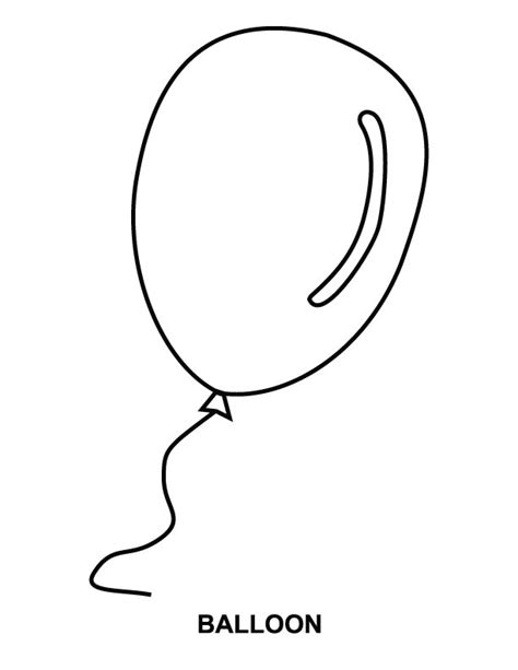Balloon Coloring Pages Best Coloring Pages For Kids Free Printable