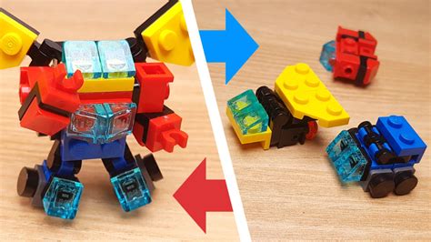 Combiner Transformer Robot Similar With Megazord 8 Legomini Lego