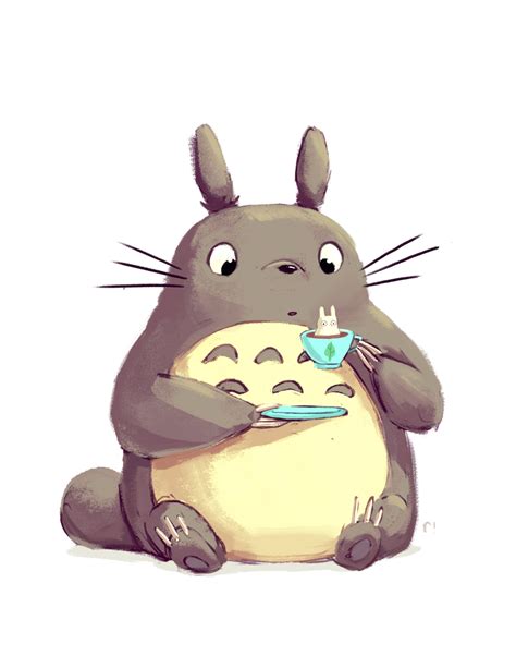 Totoro Print Cartoni Animati Arte Di Bambino Totoro