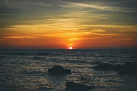 Sea Sunrise Sunset Nature Hd 4k 5k Hd Wallpaper