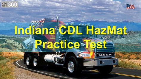 Indiana CDL HazMat Practice Test YouTube