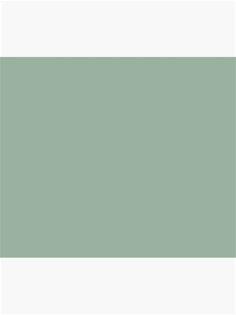 Solid Neutral Pastel Color Dark Sea Green Shower Curtain By