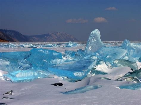 Turquoise Ice From Lake Baikal Robotspacebrain