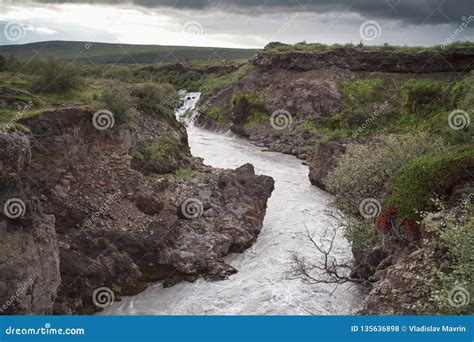 Hvita River Iceland Stock Photo Image Of Europe Amazing 135636898