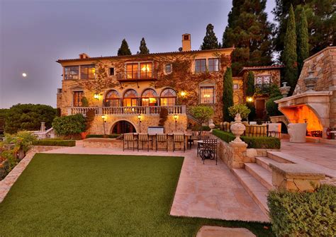 Tuscan Villa Style Estate Home Exterior Luxury Real Estate Marketing