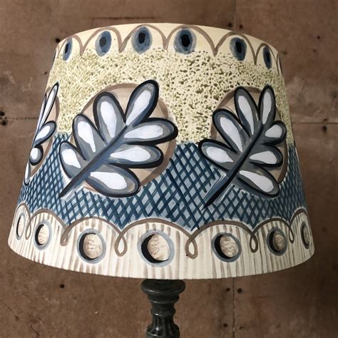 Duncan A Bloomsbury Style Hand Painted Lampshade Bloomsbury Revisited