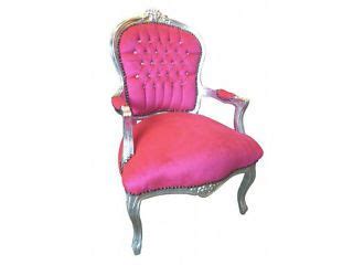 Green leather armchair uk : Hot pink velvet studded louis french armchair Sparkhill ...
