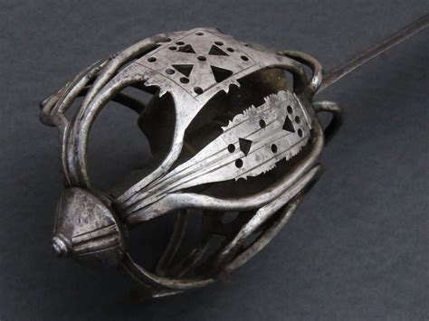 Fine Scottish Basket Hilted Broad Sword Circa 1720 To 1740 Alban Arms