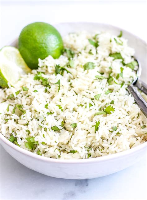 You can serve it along side tacos or we like to use it for burrito bowls. Instant Pot Cilantro Lime Rice