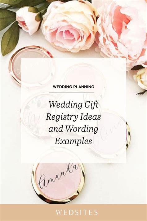 Maybe you would like to learn more about one of these? Wedding Gift Registry Ideas and Wording Examples | Wedding ...