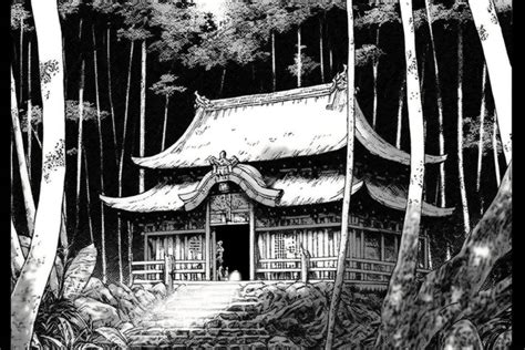 Japanese Temple Manga Panel By Mkiradani On Deviantart