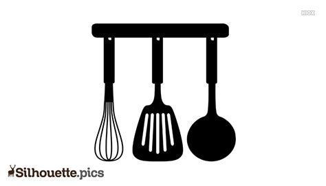 Cooking Utensils Silhouette Images