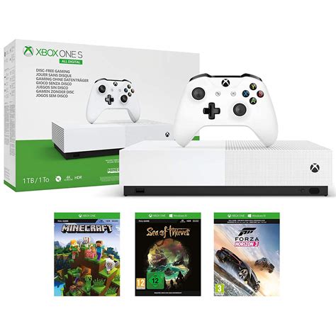 Buy Microsoft Xbox One S 1tb All Digital Edition Console With Minecraft