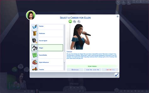 Sims 4 Mod Singer Career The Sims Book