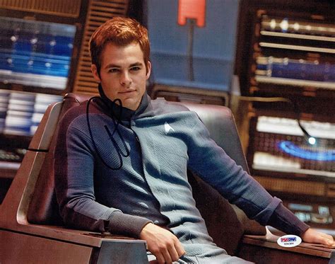 It seems weird after three movies the deal breaker was money. Chris Pine Star Trek Signed 11x14 Photo Certified ...
