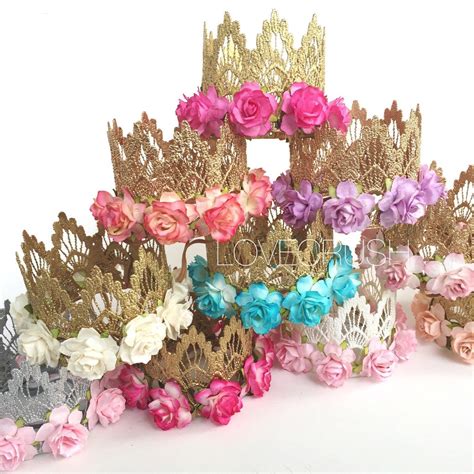 Lace Crown Design Your Own Flower Crown Choose Crown Flower