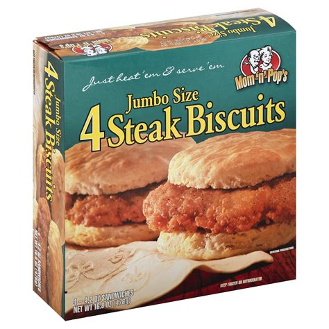 Mom N Pops Jumbo Size Steak Biscuits 168 Oz Shipt